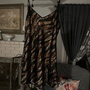 Cheetah slip- nighty